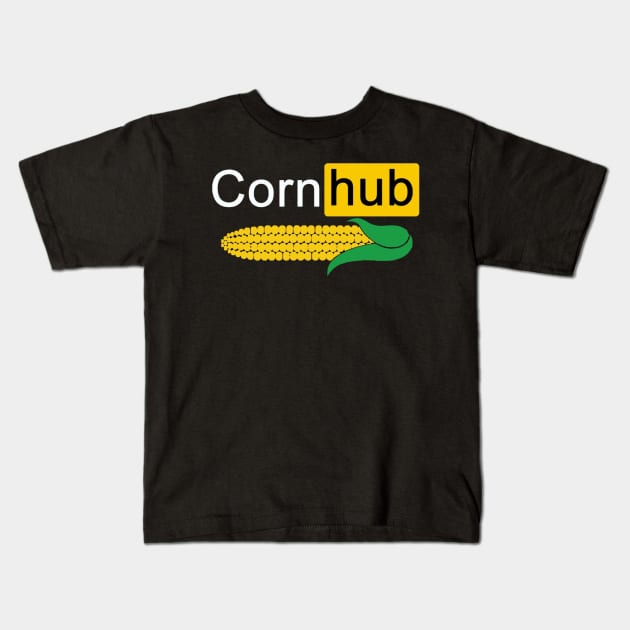 Cornhub Kids T-Shirt by VonVaughan